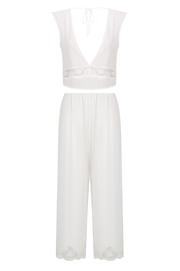 Flynn Pant Set Ivory