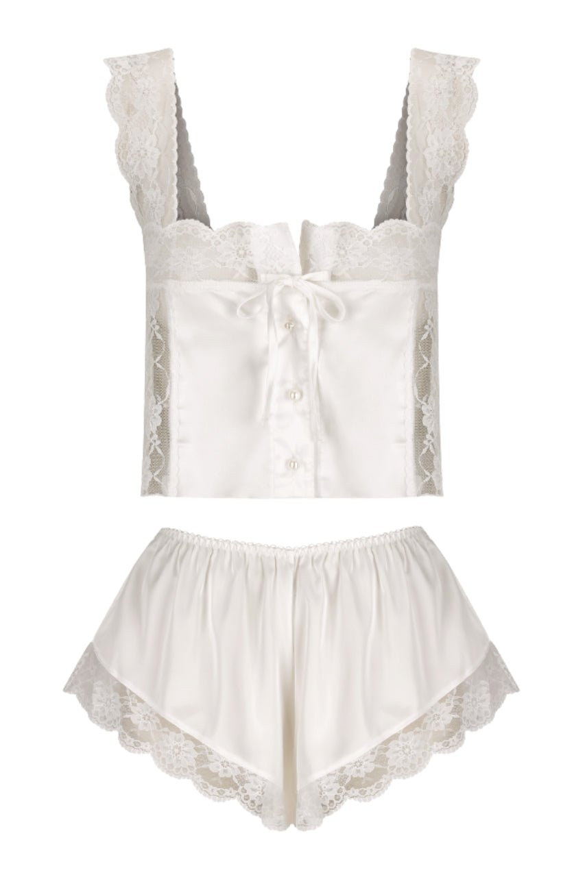 Cindy Short Set Ivory