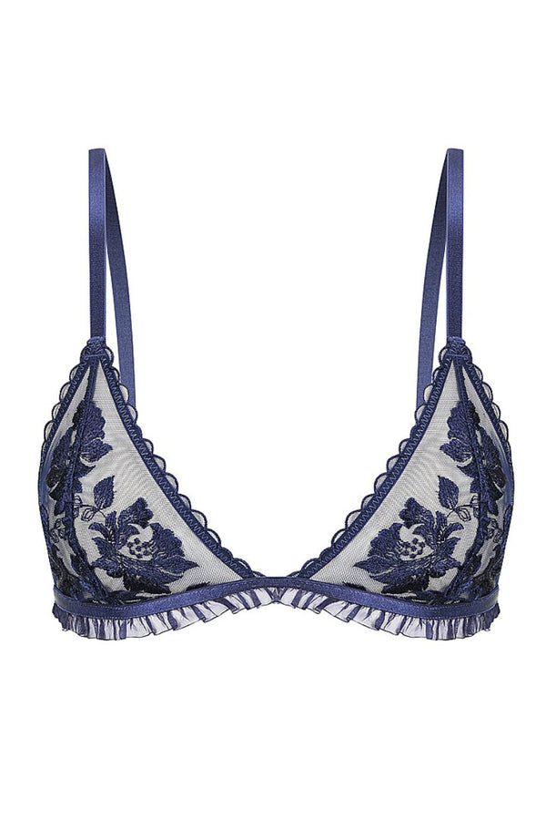 Annabelle Bralette Sapphire Bralette - Kat the Label Lingerie Australia