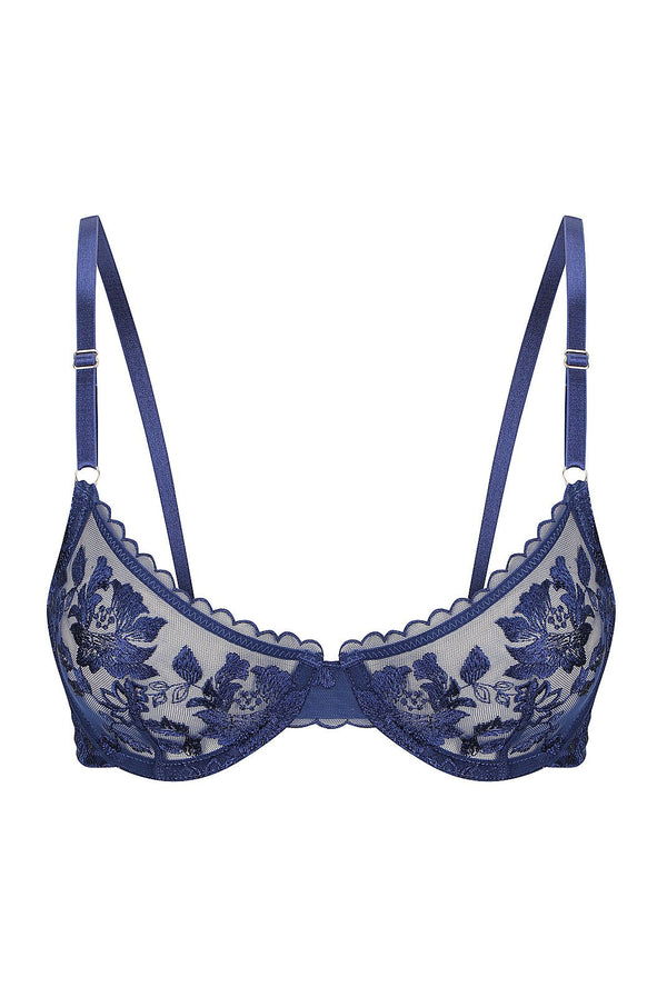 Annabelle Underwire Sapphire Underwire - Kat the Label Lingerie Australia