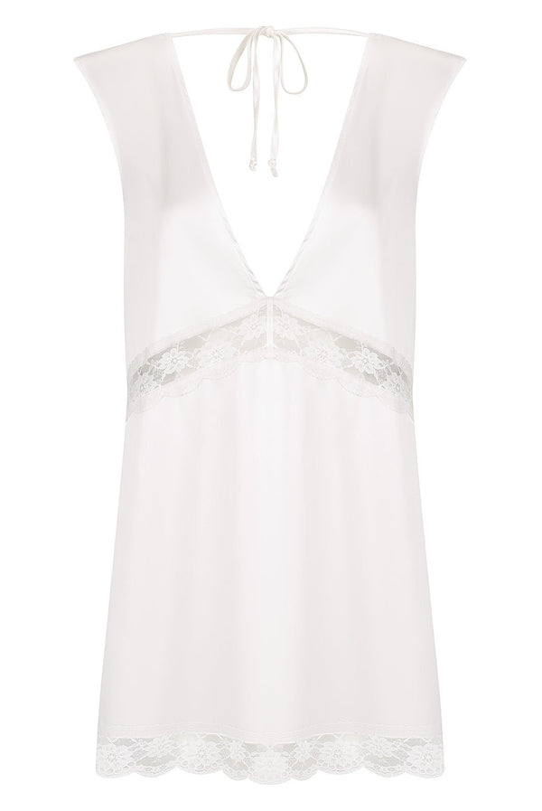 Flynn Slip Ivory Sleep - Kat the Label Lingerie Australia