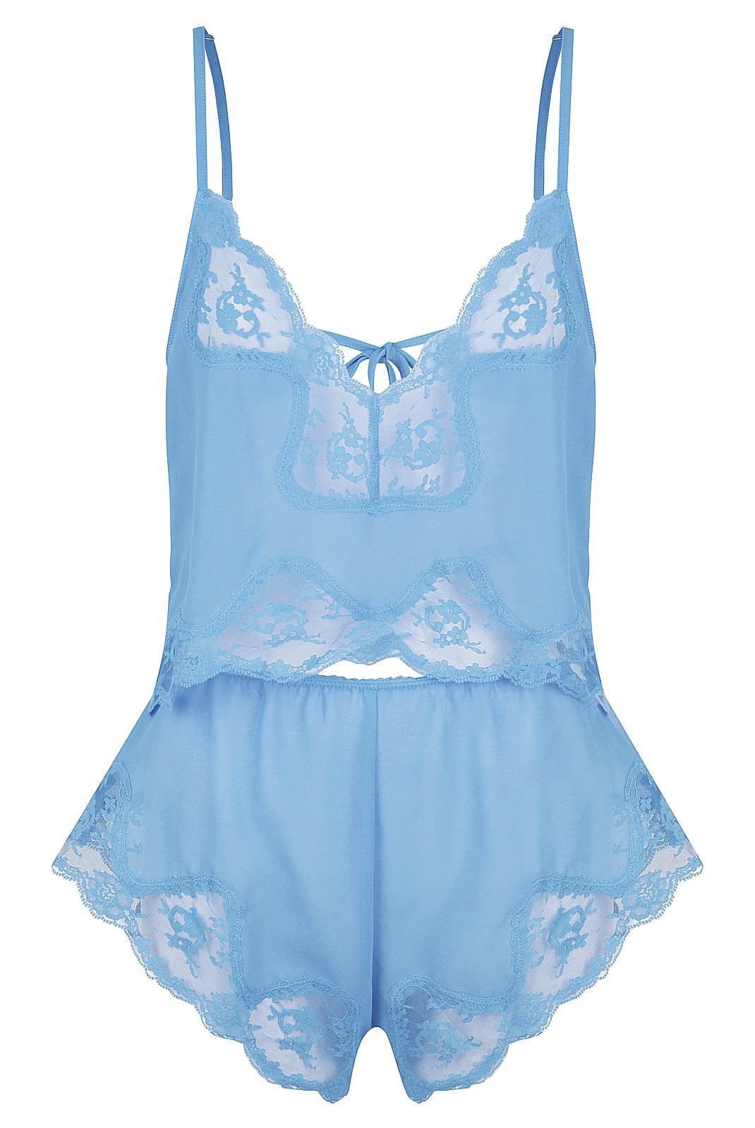Harley Set Blue Sleep - Kat the Label Lingerie Australia