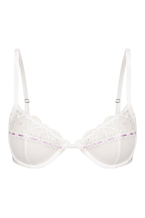 Harmony Underwire White Underwire - Kat the Label Lingerie Australia