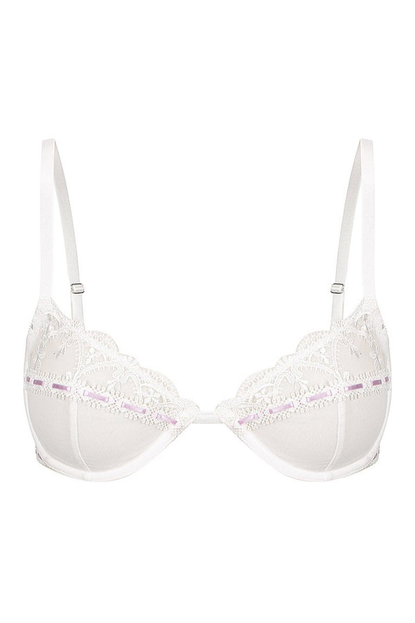 Harmony Underwire White Underwire - Kat the Label Lingerie Australia