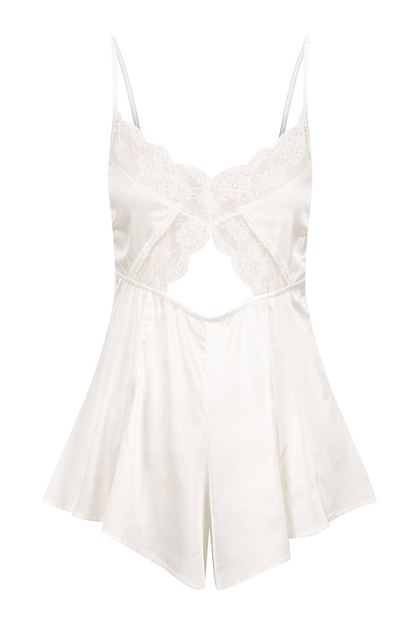 Harper Teddy Ivory Sleep - Kat the Label Lingerie Australia