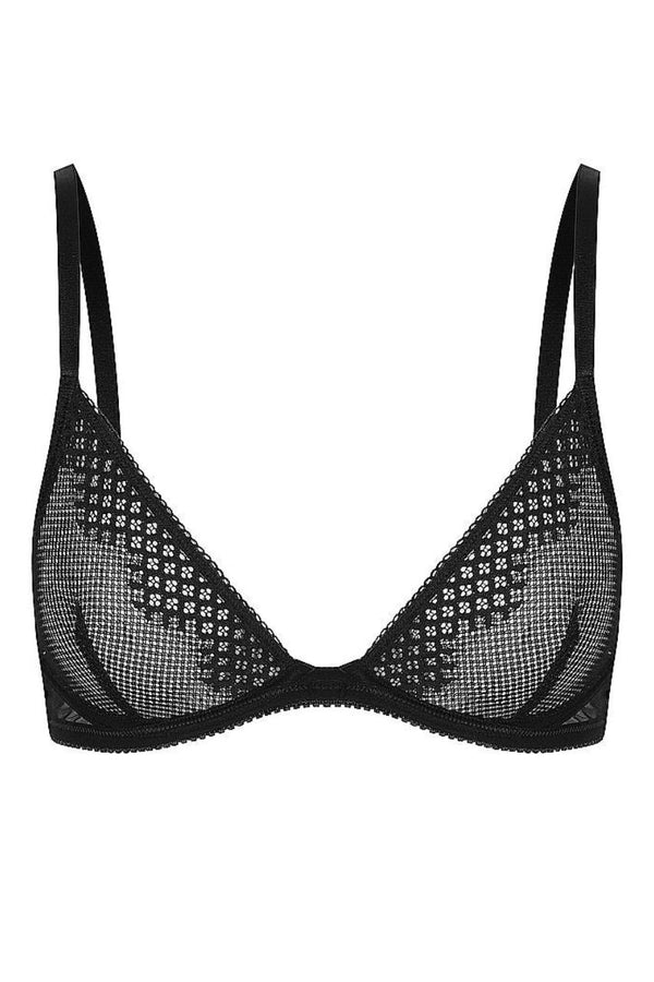 Madison Underwire Bralette Black Bralette - Kat the Label Lingerie Australia