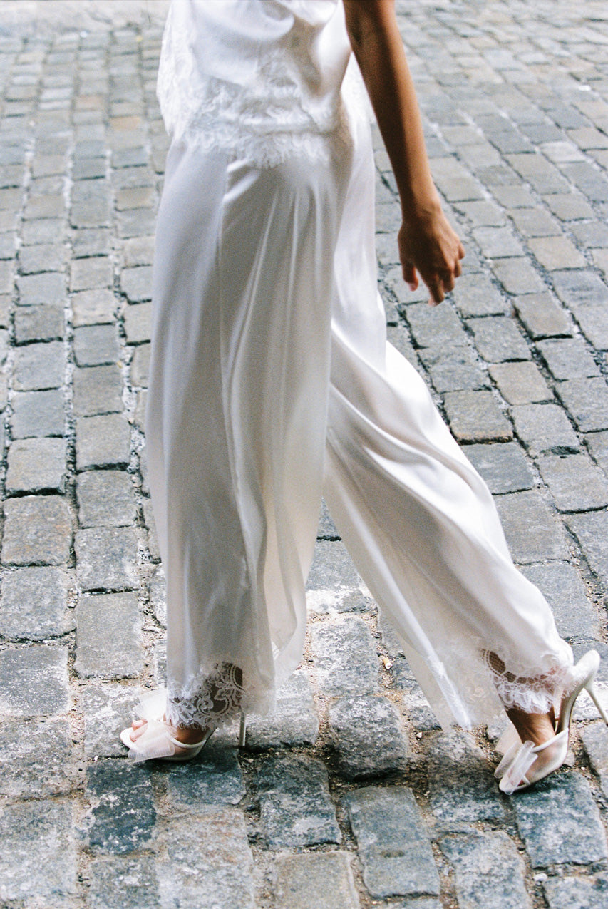 Olivia Pant Set Ivory
