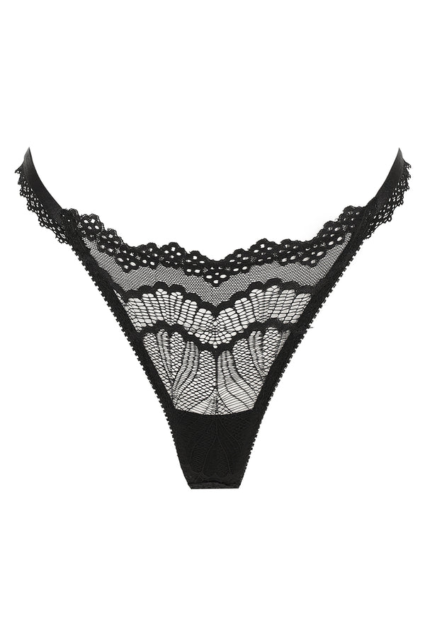 Belvedere Thong Black