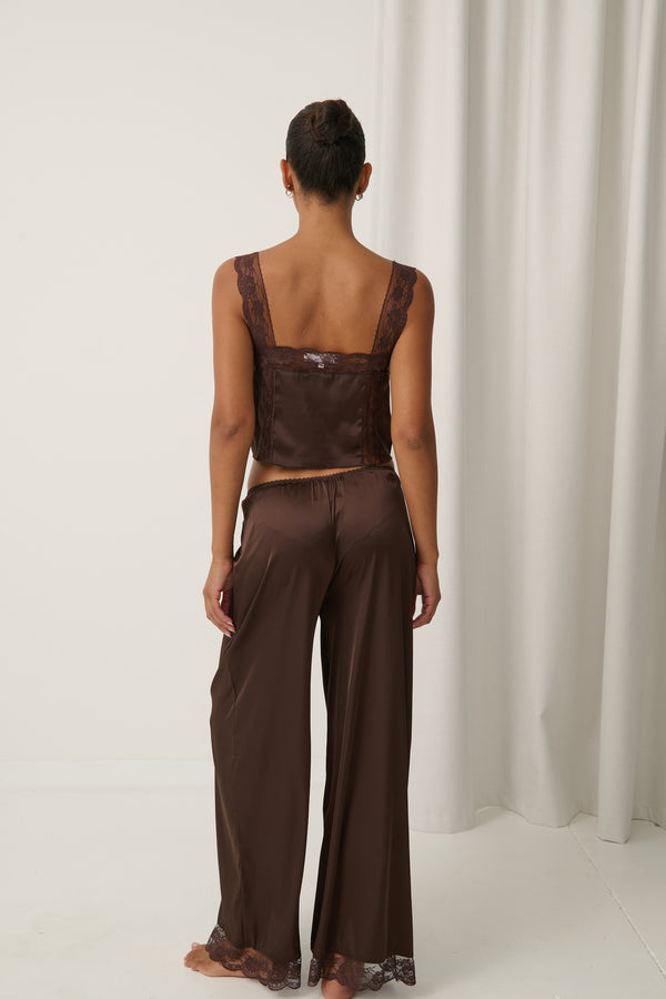 Cindy Pant Set Espresso