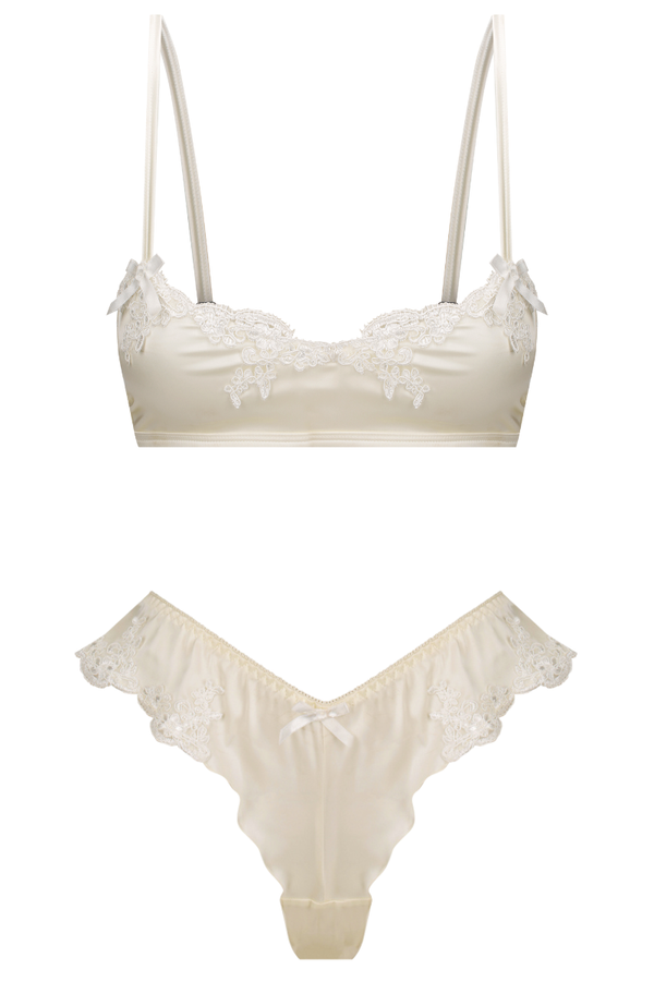 Jean Bralette Set Antique