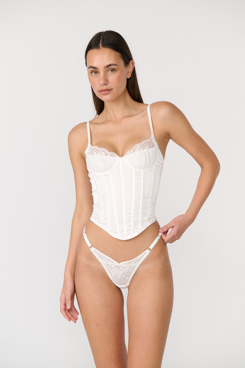 Rouge Corset Ivory