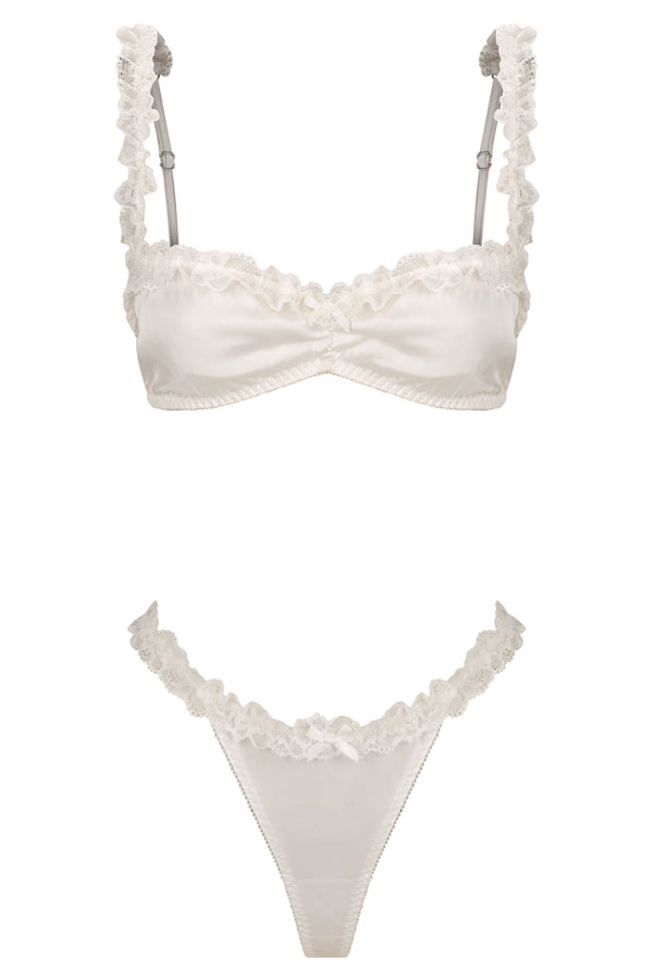 Stella Bralette Set Ivory
