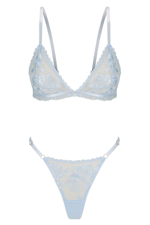Annabelle Bralette Set Frost