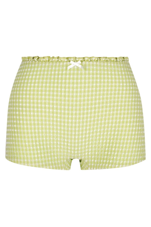 Ari Swim Short Pistachio Gingham