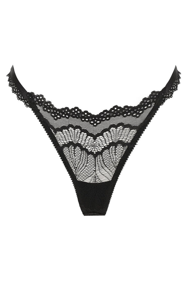 Belvedere Thong Black