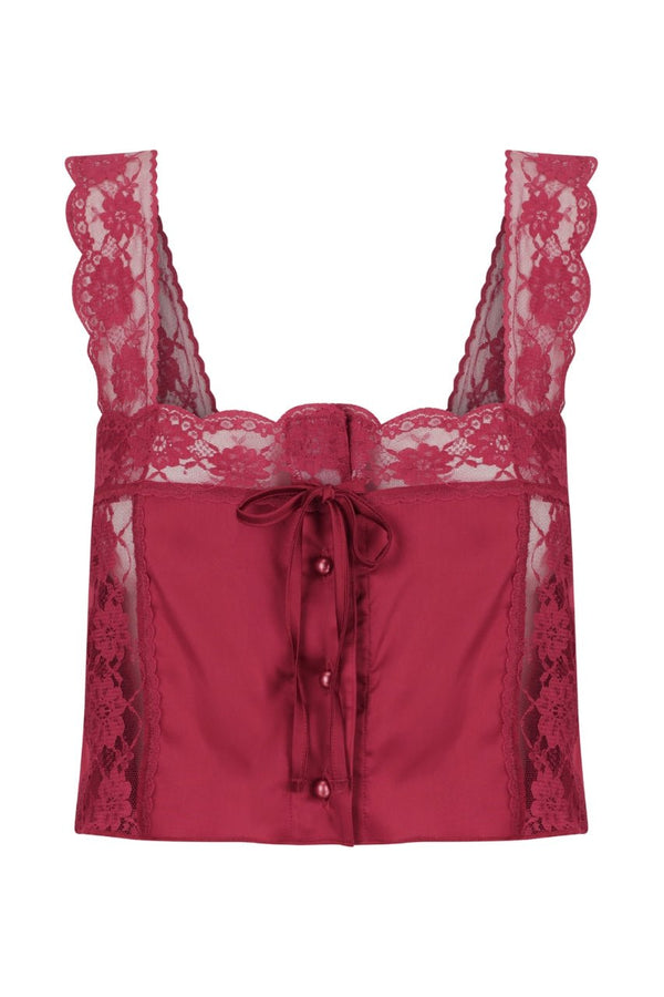 Cindy Camisole Rhubarb