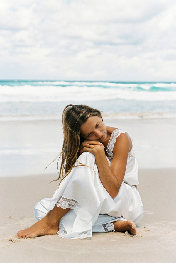 Cindy Pant Set Ivory