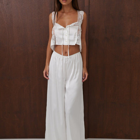 Cindy Pant Set Ivory