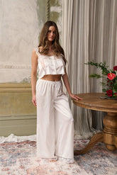 Cindy Pant Set Ivory