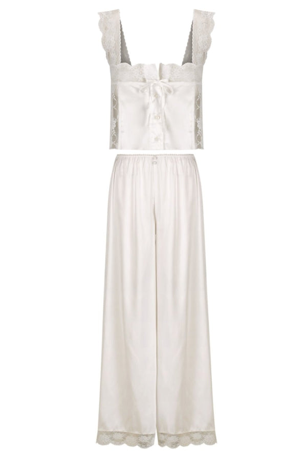 Cindy Pant Set Ivory