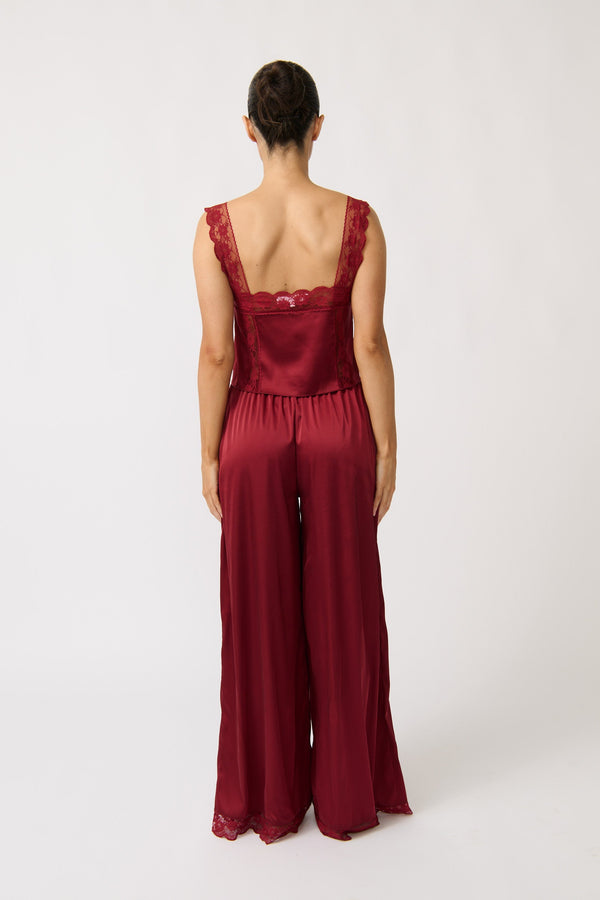 Cindy Pant Set Rhubarb