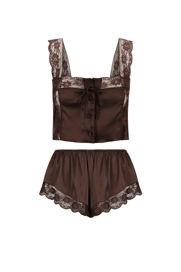 Cindy Short Set Espresso
