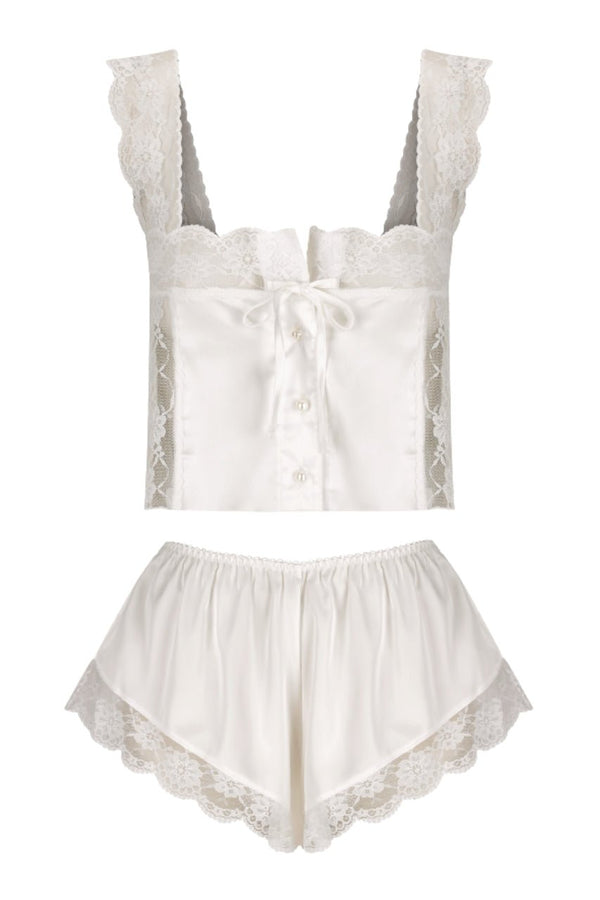 Cindy Short Set Ivory