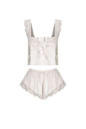 Cindy Short Set Ivory