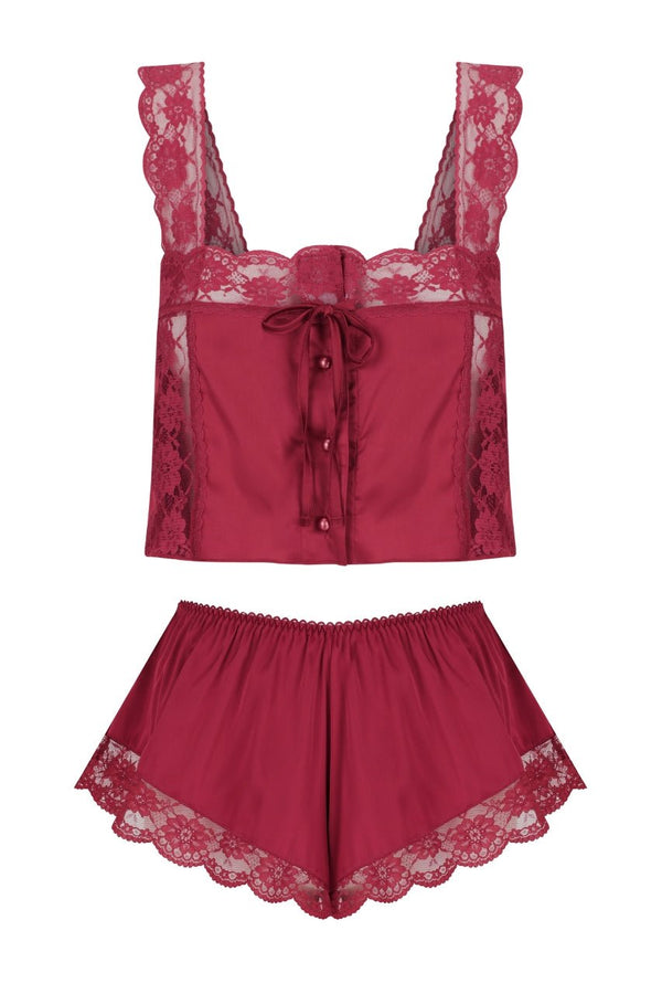 Cindy Short Set Rhubarb
