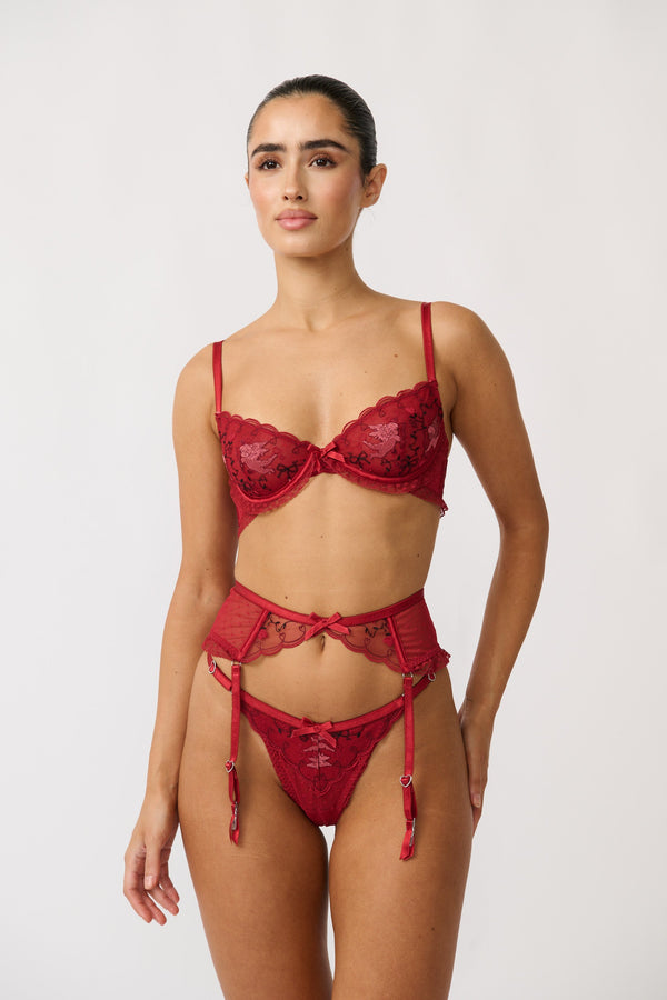 Cupid Garter Belt Red Cupid Garter Belt Red