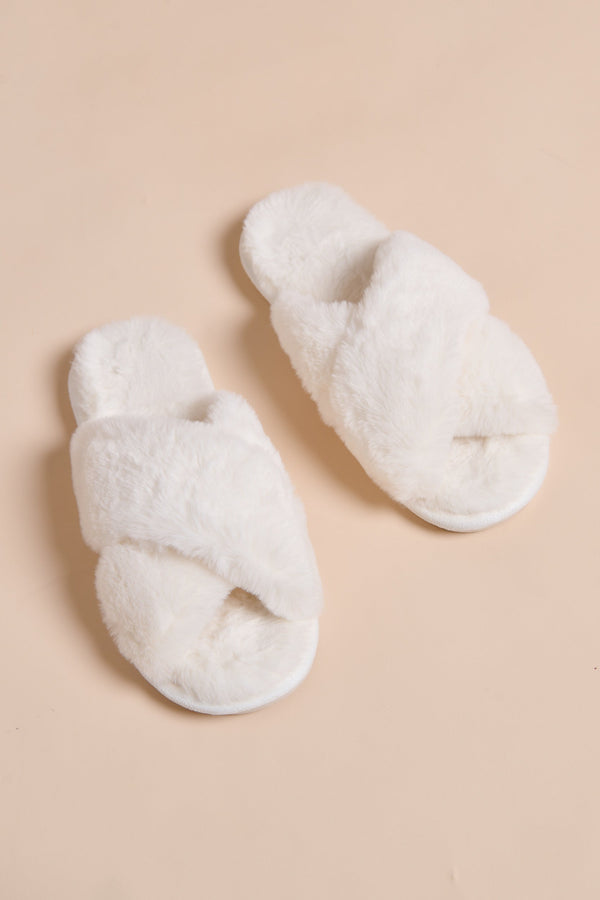 Daphne Slippers Ivory