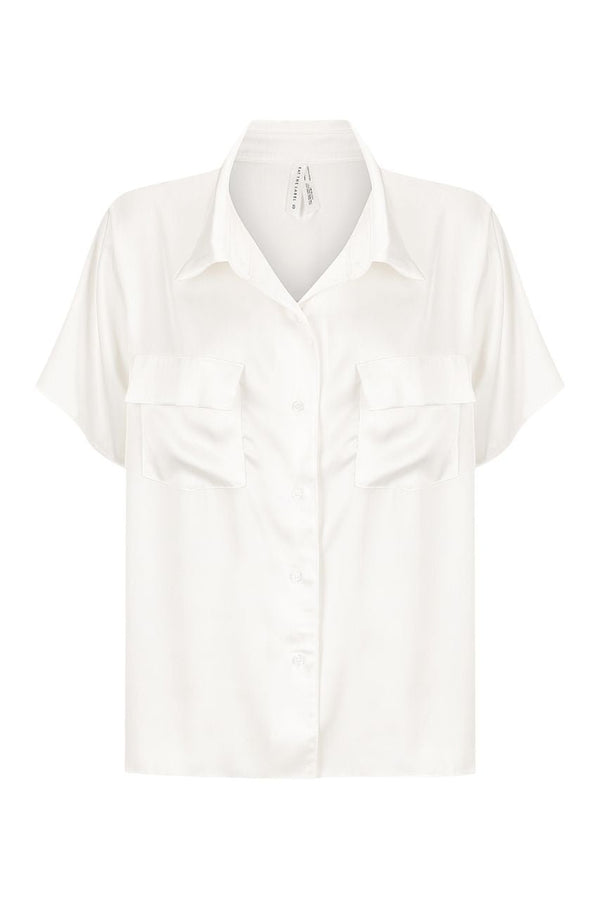 Gracie Short Sleeve Shirt Ivory