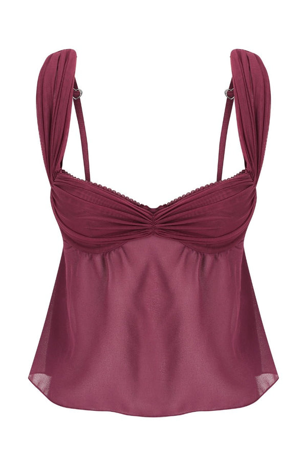 Hanna Camisole Cherry Cola