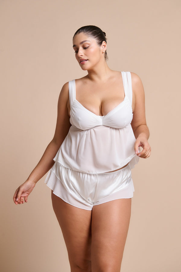 Hanna Short Ivory
