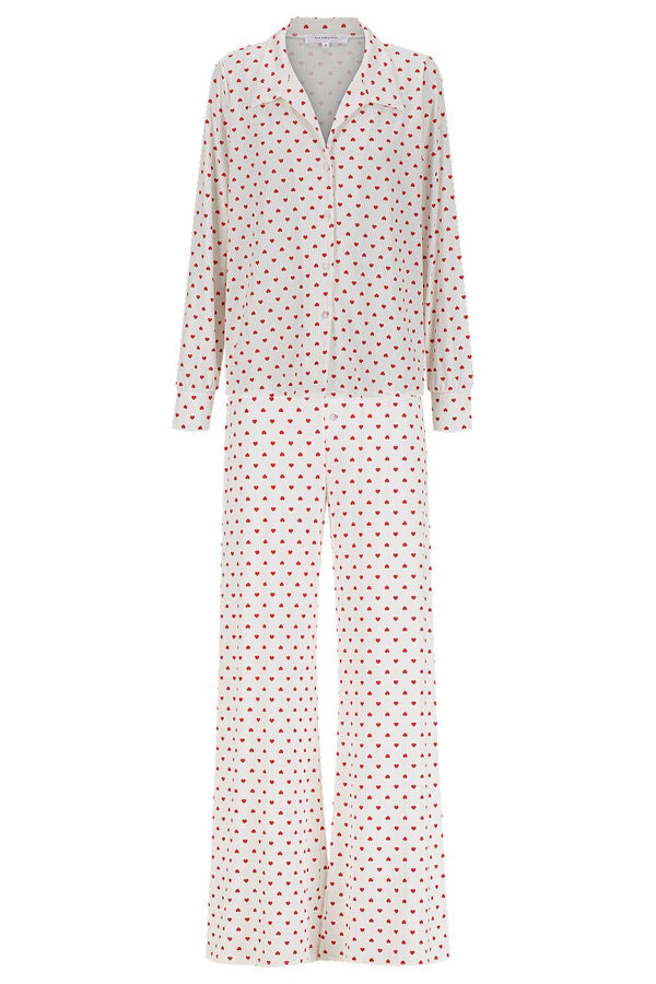 Hugo Pant Set Heart Print
