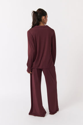 Hugo Pant Set Raisin