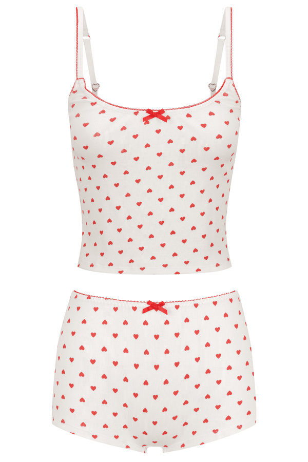 Hugo Set Heart Print