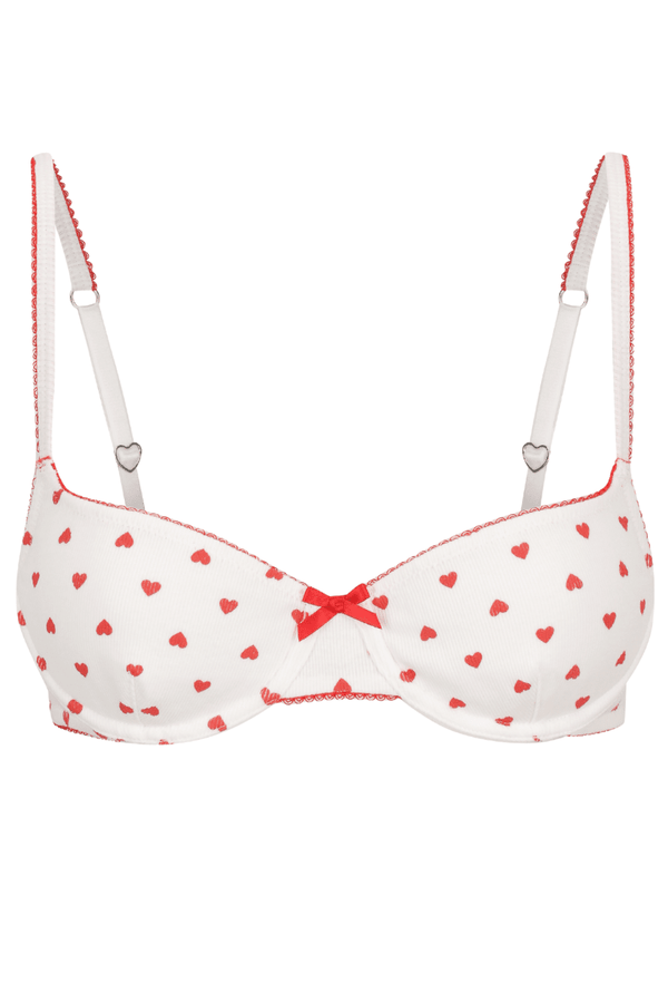 Hugo Underwire Heart Print