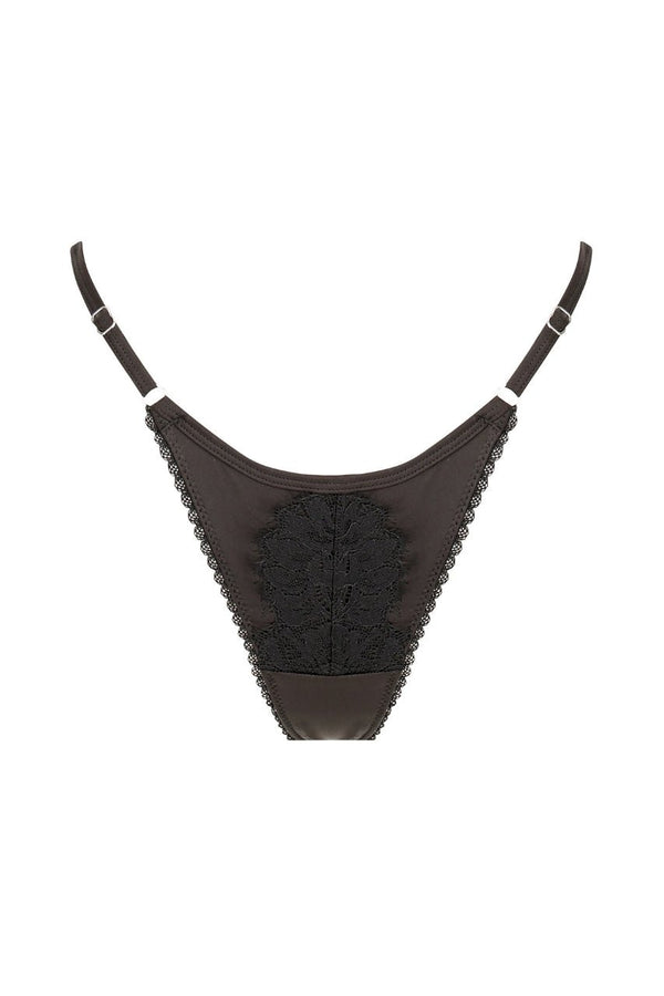 Jacquie Thong Black