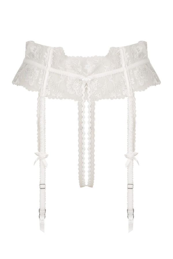 Jojo Garter Belt White