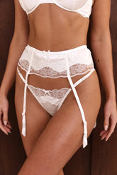 Kensie Garter Belt Ivory