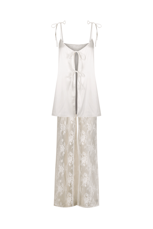 Lottie Pant Set Ivory