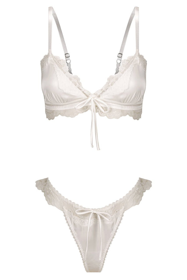 Madeline Bralette Set Ivory