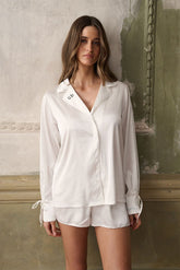 Matilda Long Sleeve Shirt Ivory