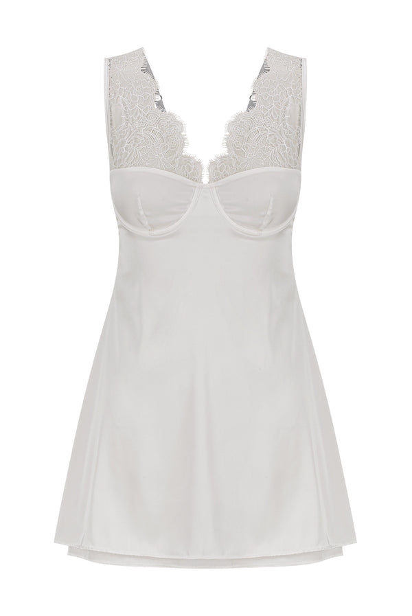Milly Underwire Slip Ivory