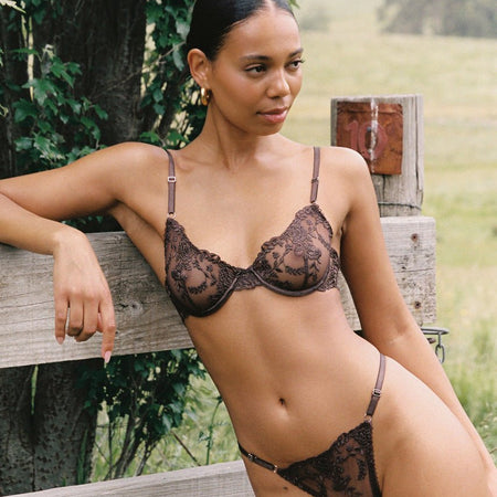 Nicolette Thong Set Espresso