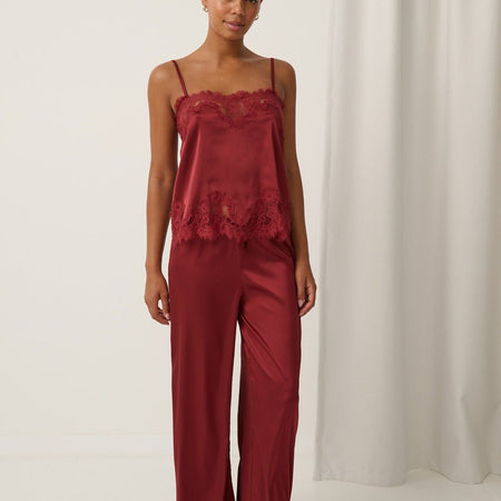 Olivia Pant Set Rhubarb