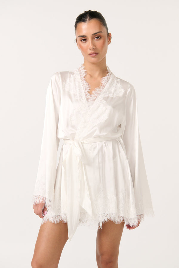 Olivia Robe Ivory