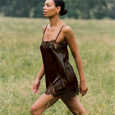 Olivia Slip Espresso