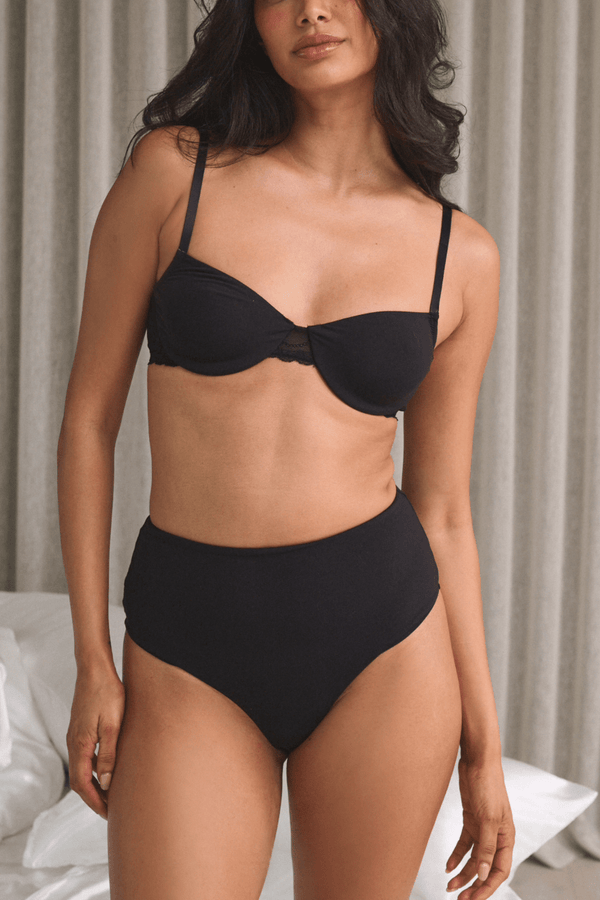 Sabrina High Waist Set Black
